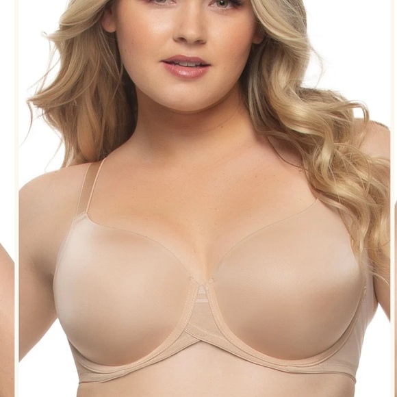 Paramour Felina Marvelous Side Smoothing T-Shirt Nude Bra - Picture 7 of 8